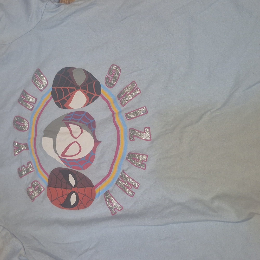 Marvel Spider-Man Long Sleeve Shirt - Light Blue